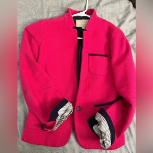 Banana Republic pink and baby blazer